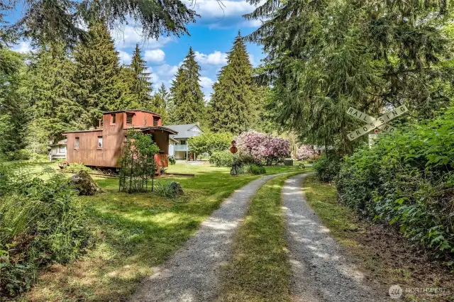 Unique property with it's own caboose and railroad nostalgia