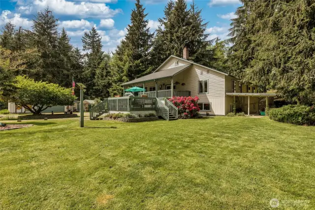 Level, sunny acreage.