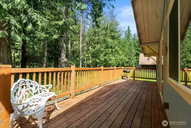 Sunshine on the deck