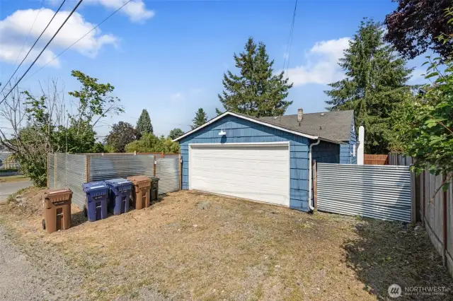 Garage from Alley Side