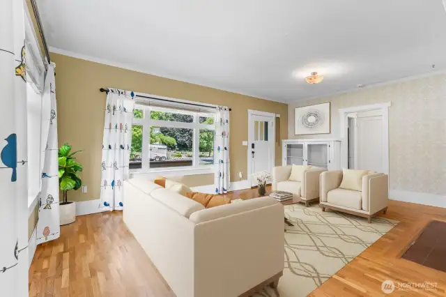 Virtually Staged Living Room