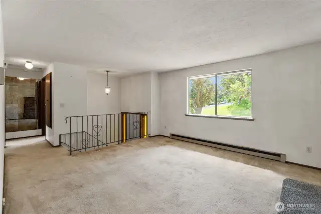 Enjoy separation from entertaining spaces with bedrooms down the hall.