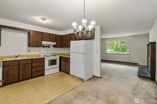 Open-concept kitchen perfect for cooking and connection.
