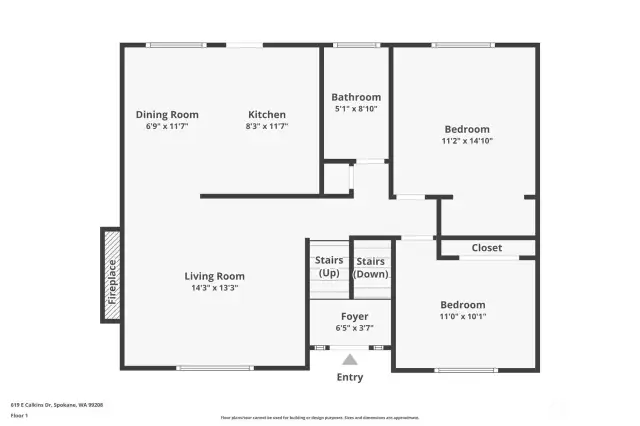 Upstairs Floor Plan