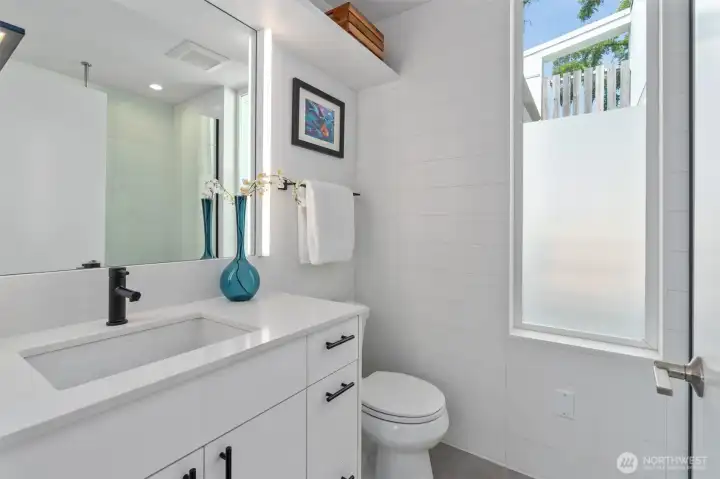 Primary bathroom.