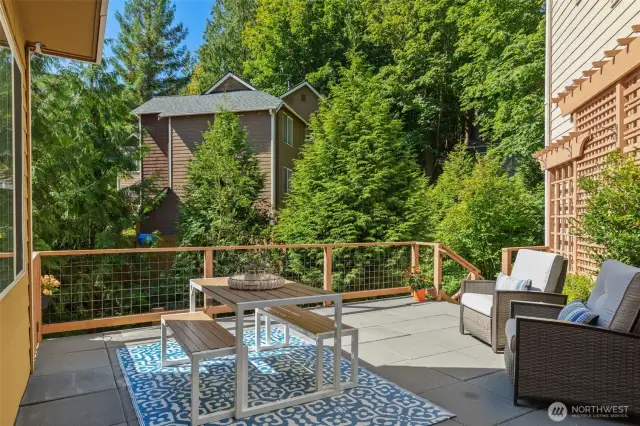 A treed sanctuary with greenwall