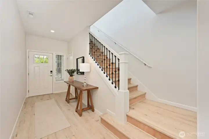 Wood floors throughout.