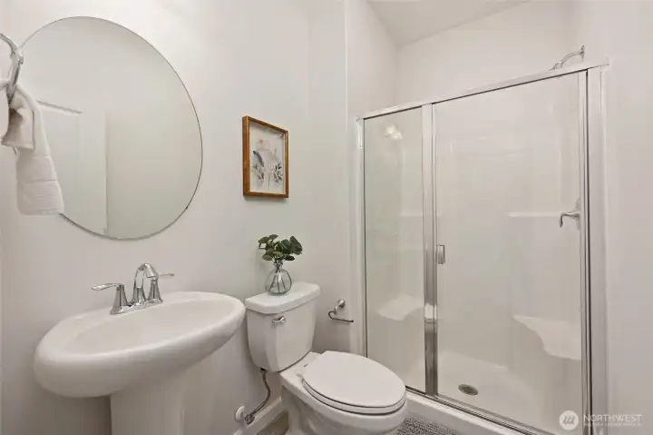 Main floor 3/4 bath.