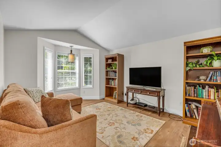 French doors lead to the den or could be used as the formal living room.