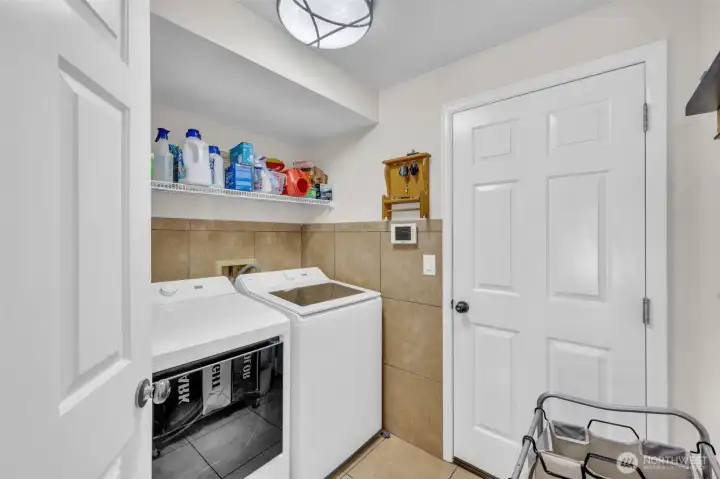 Laundry room.
