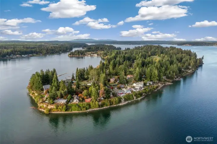 Stretch Island--well known for its breathtaking views of the Puget Sound and its vineyards.