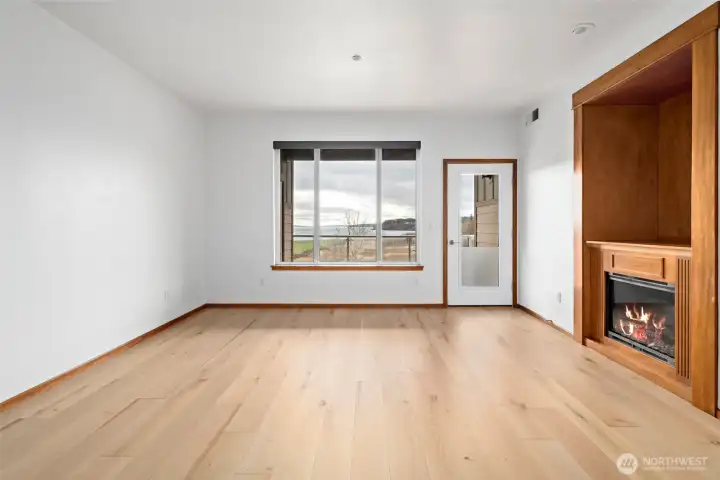 Living Room looking towards covered back porch.