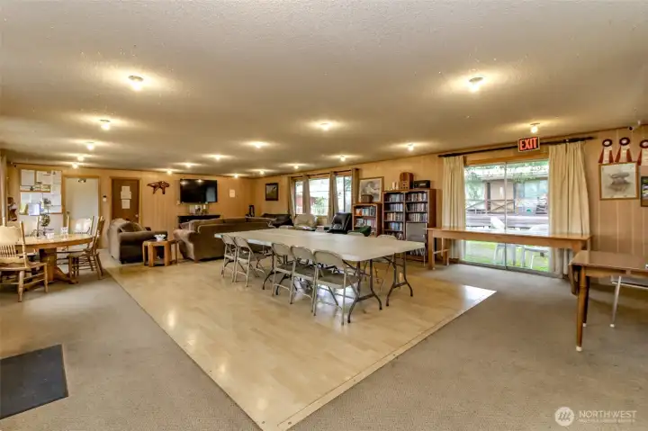 CLUBHOUSE - complete with a kitchen for regular activities.