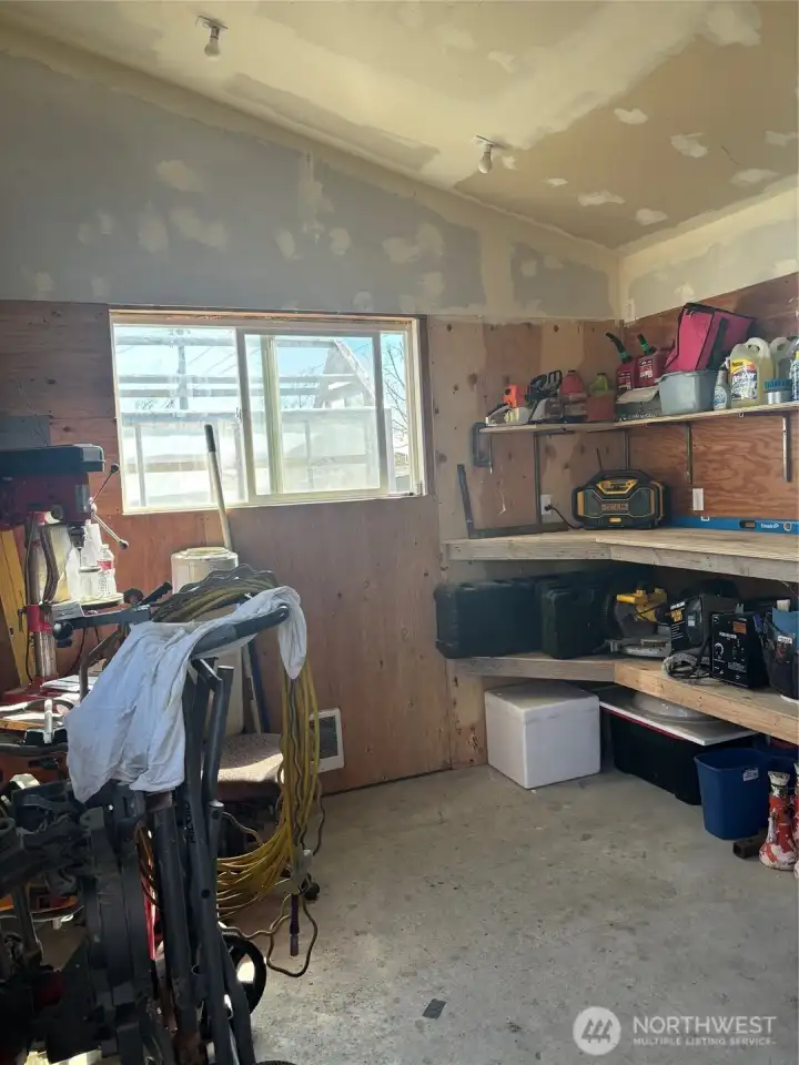 Shed/workshop with natural light