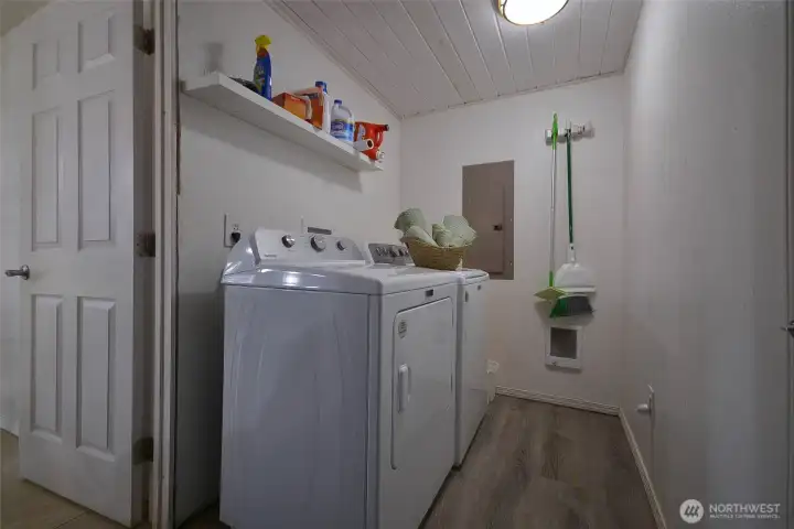 Laundry area.