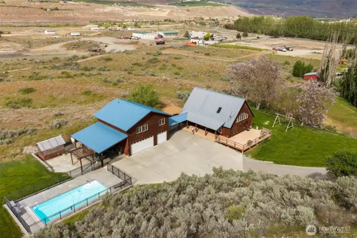 Aerial View of Property