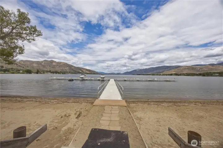 common area beach with boat slips common area beach with boat slips