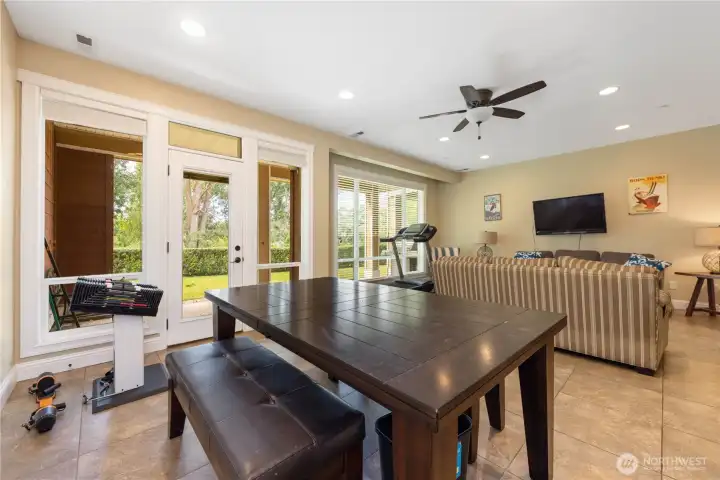 Main level kitchenette with dining room Main level kitchenette with dining room