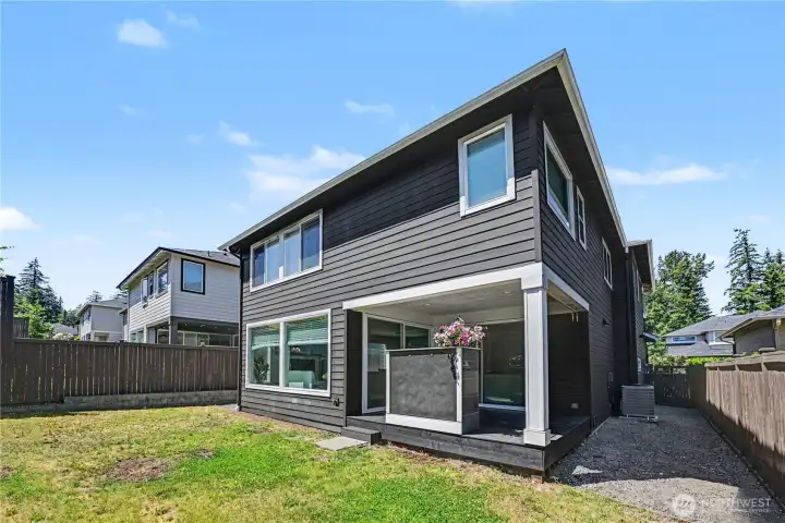 Fully fenced grounds provide privacy and defined outdoor space. Fully fenced grounds provide privacy and defined outdoor space.