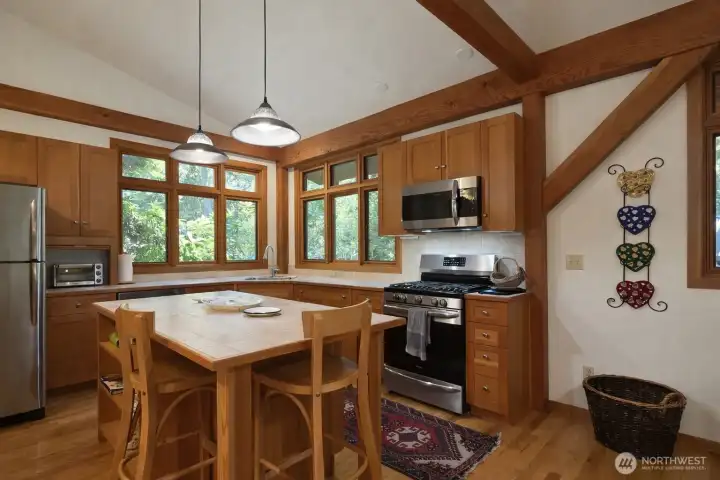 Kitchen and island seating Kitchen and island seating