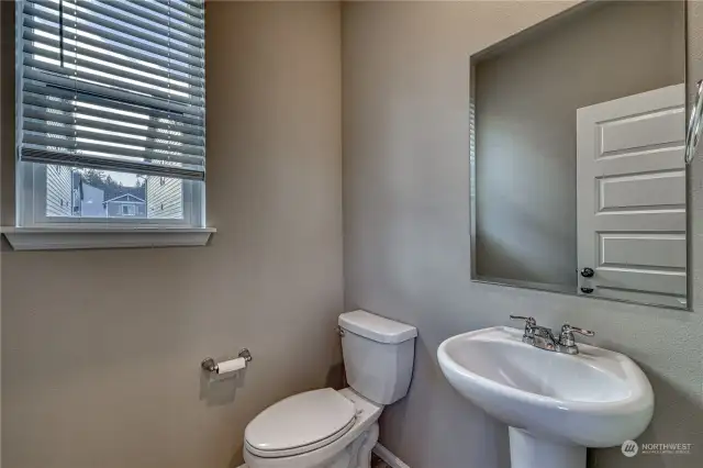 1/2 Bath on Main Level