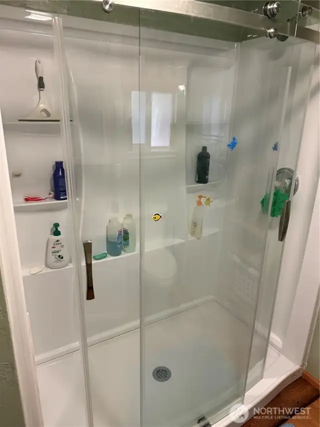 New shower