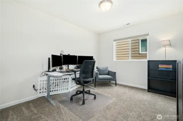 Upper level bedroom (currently used an as office).