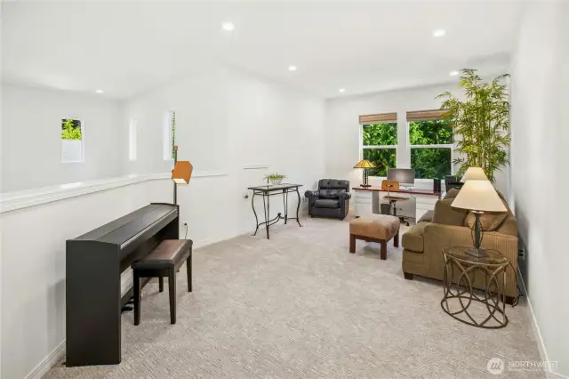 Plenty of room for a family room and office