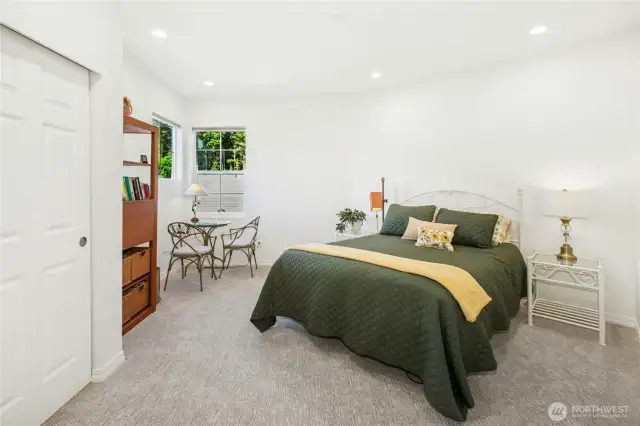 The second  premiere suite upstairs is light and bright