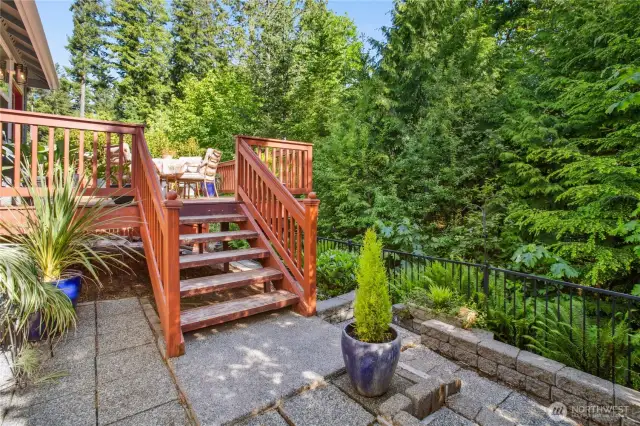 Private patio space