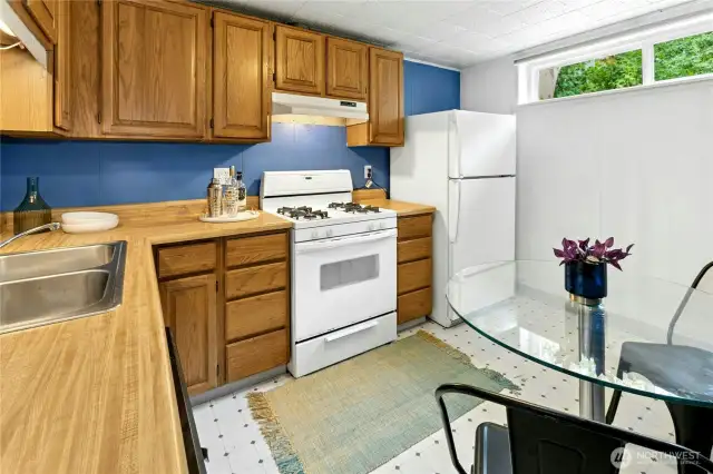 Lower level kitchen