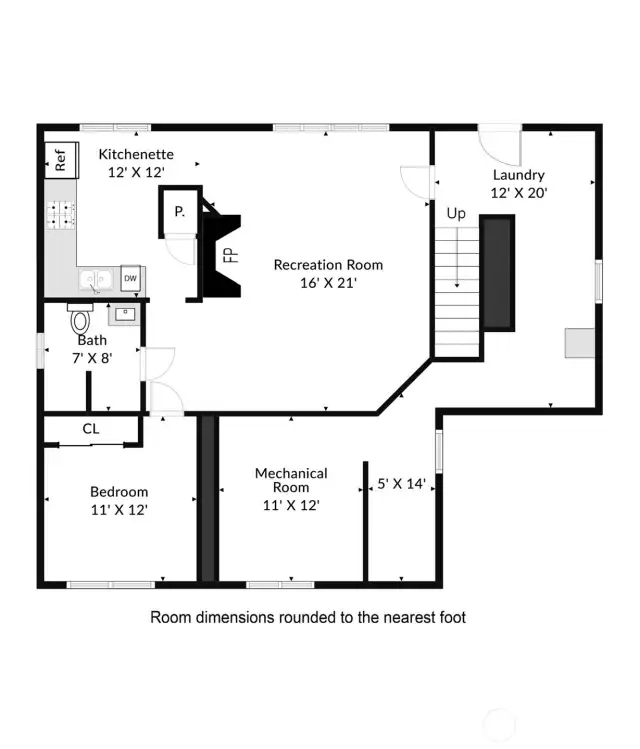 Lower level.