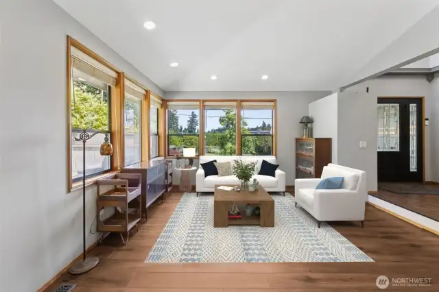 Virtually Staged Living Room