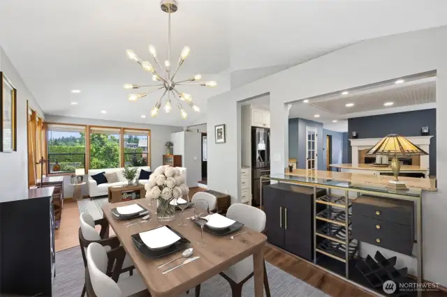 Virtually Staged Dining