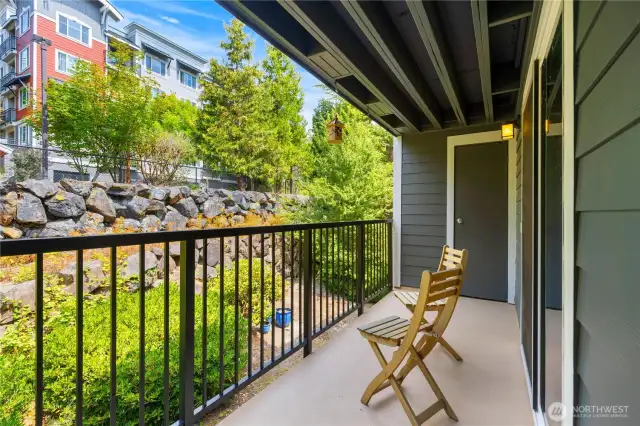 Enjoy year round outdoor living on your covered patio/deck.  Storage closet conveniently located