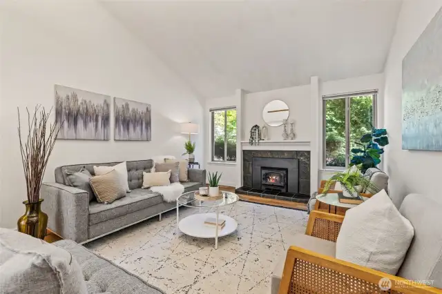 Vaulted Living Room