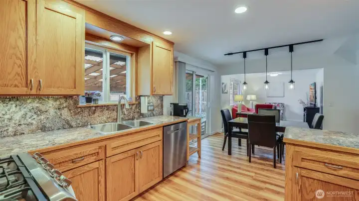 Enjoy ample counter space and a seamless flow into the dining and living areas.