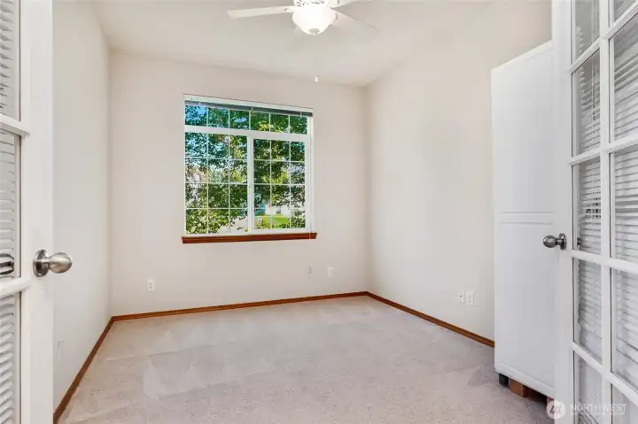 3rd bedroom with wardrobe.
