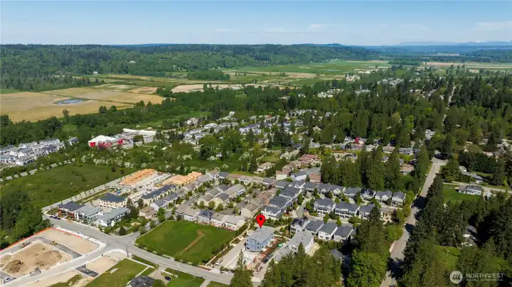 Sunset Court near downtown Duvall