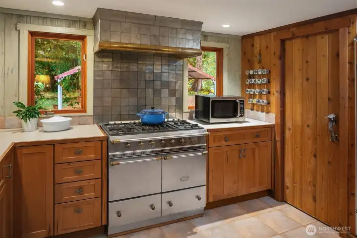 This stove was brought back from France years ago by the previous owner.