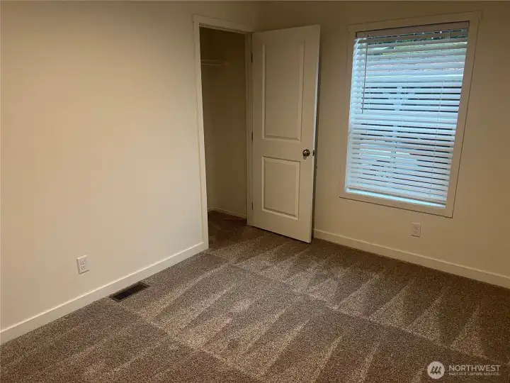 Third bedroom closet area.