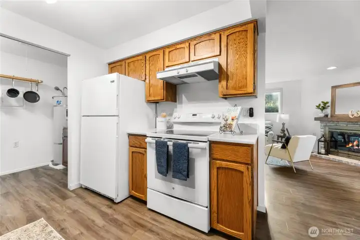 Kitchen with pantry