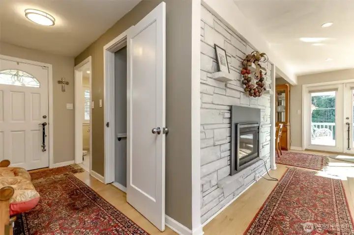 Entry way to kitchen, downstairs or living room