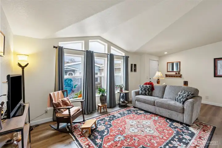 The current owner has done extensive upgrading of the home in the past few years: fresh interior and exterior paint, new floors, new drapes, and new heat pump and furnace. Additionally, a full, new "underbelly" was added, which is a moisture-resistant and insulated barrier attached to the bottom of the manufactured home to protect against moisture, pests, and heat loss. Worry-free living!