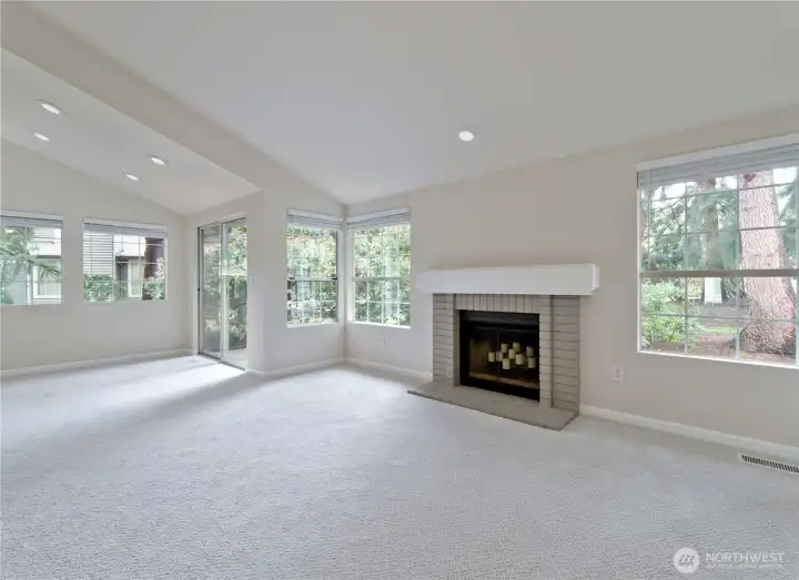 Living and dining rooms