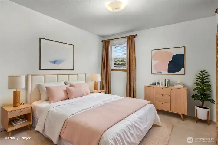 Primary bedroom view. All bedrooms are nice in size. ***Virtually Staged***