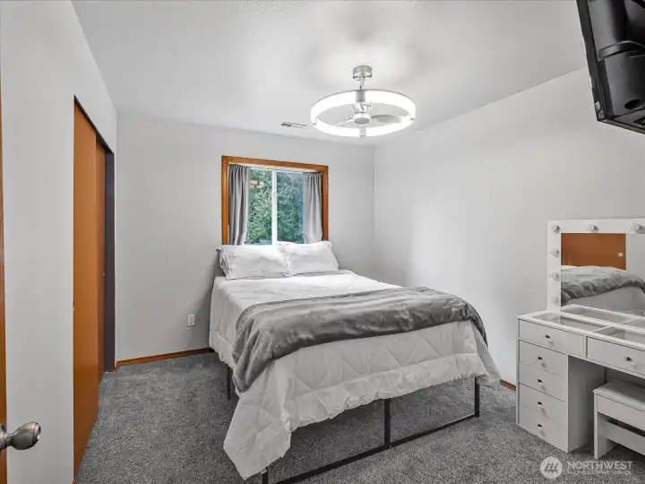 Nice sized secondary bedroom #4.