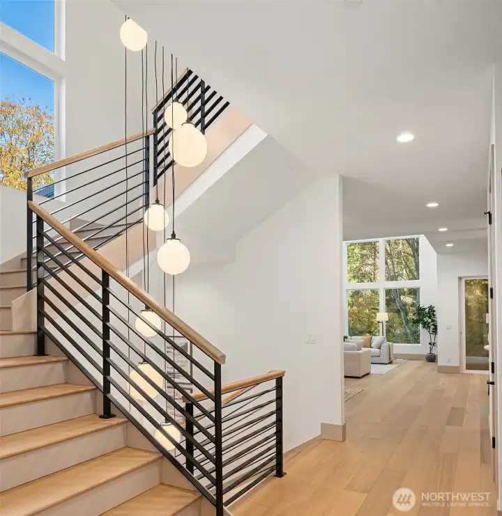 View captured from the neighboring residence (Lot 2), shown for illustrative purposes only. Please note: the subject home is not designed with a lower level.