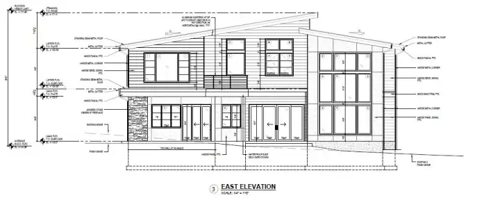 Rear elevation - lot 1