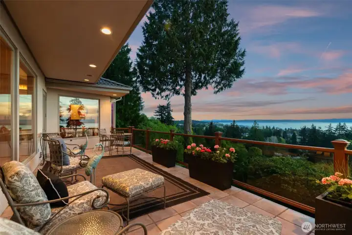 Enjoy the covered deck